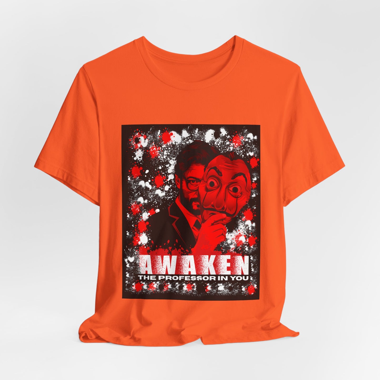 Awaken the Professor heist money Unisex Jersey Tee - Inspirational Graphic T-Shirt