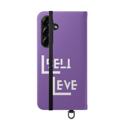 Handyhülle - inspirational Flip Case - 'Believe in You' Phone Cover