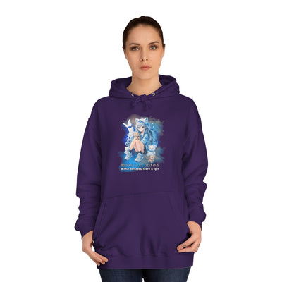 Hoodie, Anime Sweatshirt "Within darkness there is a light"
