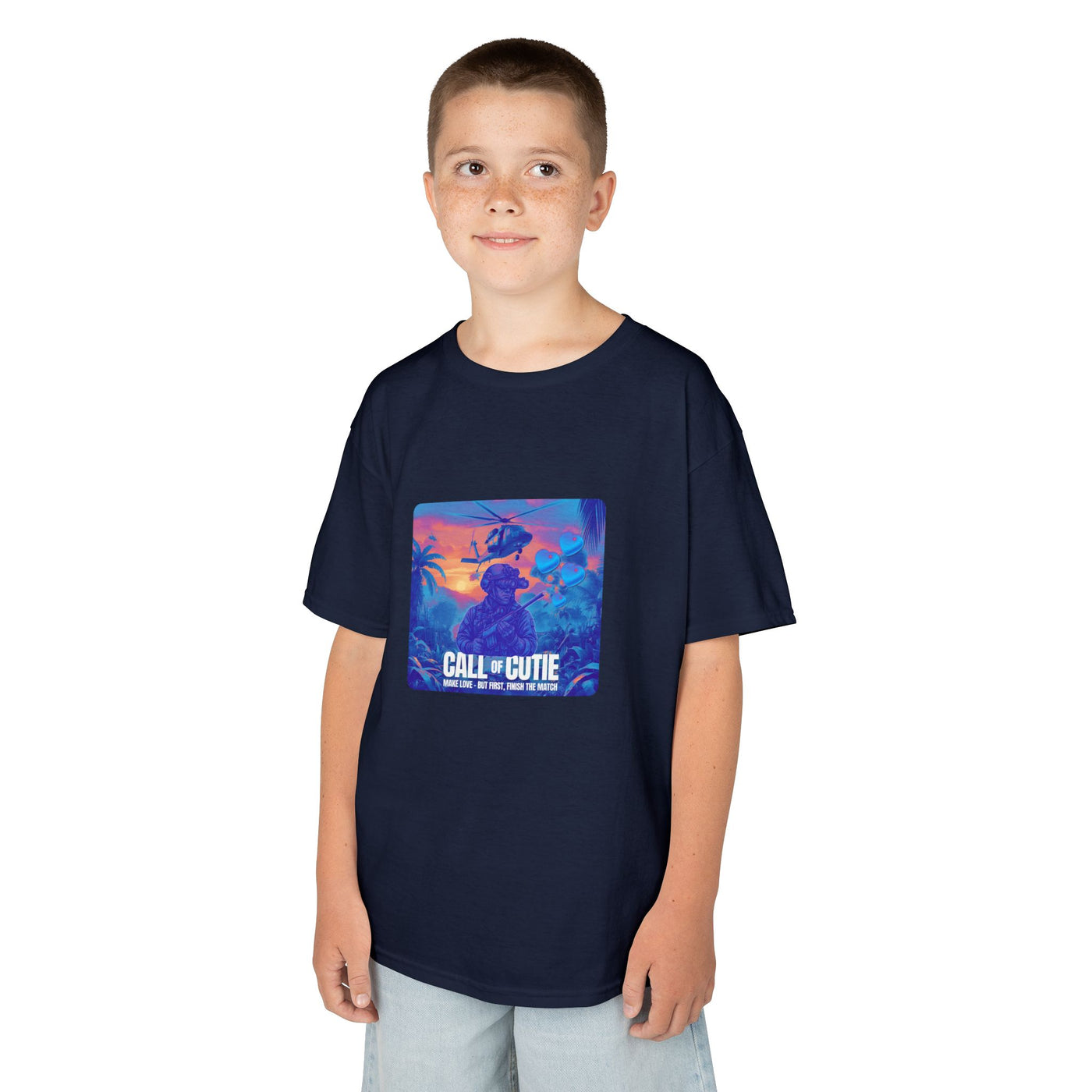 Call of Cutie Unisex Oversized Boxy Tee - Chill Vibes for Game Lovers for Teens