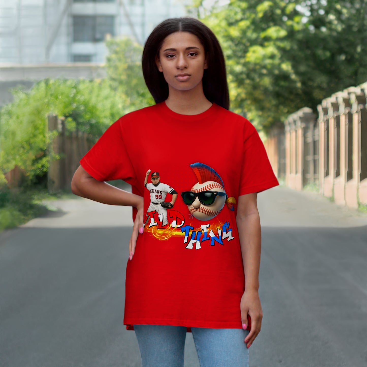 Charlie Sheen Wild Thing  - Baseball Fan T-Shirt