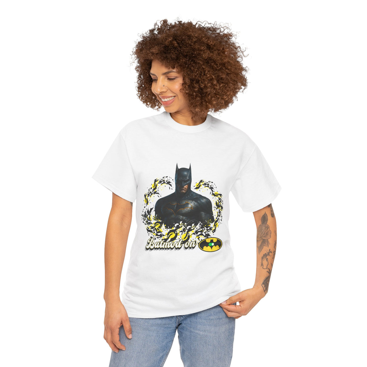 Batman "batmode on" , Unisex Cotton T-Shirt