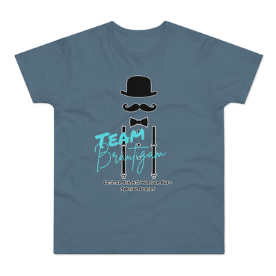 Team Bride Men's Groom "We celebrate the fairytale"