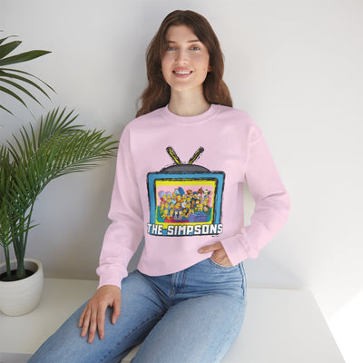 The Simpsons Unisex Heavy Cotton Sweatshirt