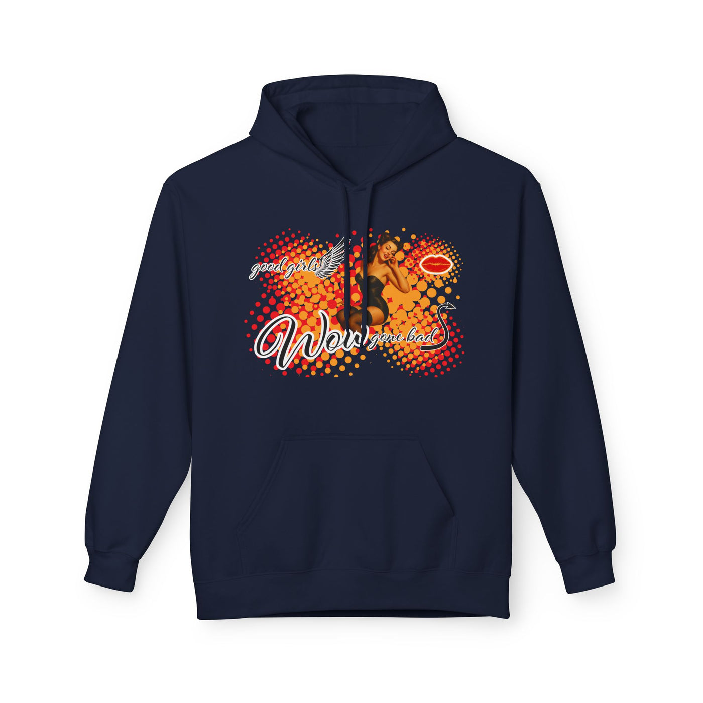 Pin up Girl Vintage Hoodie - WOW