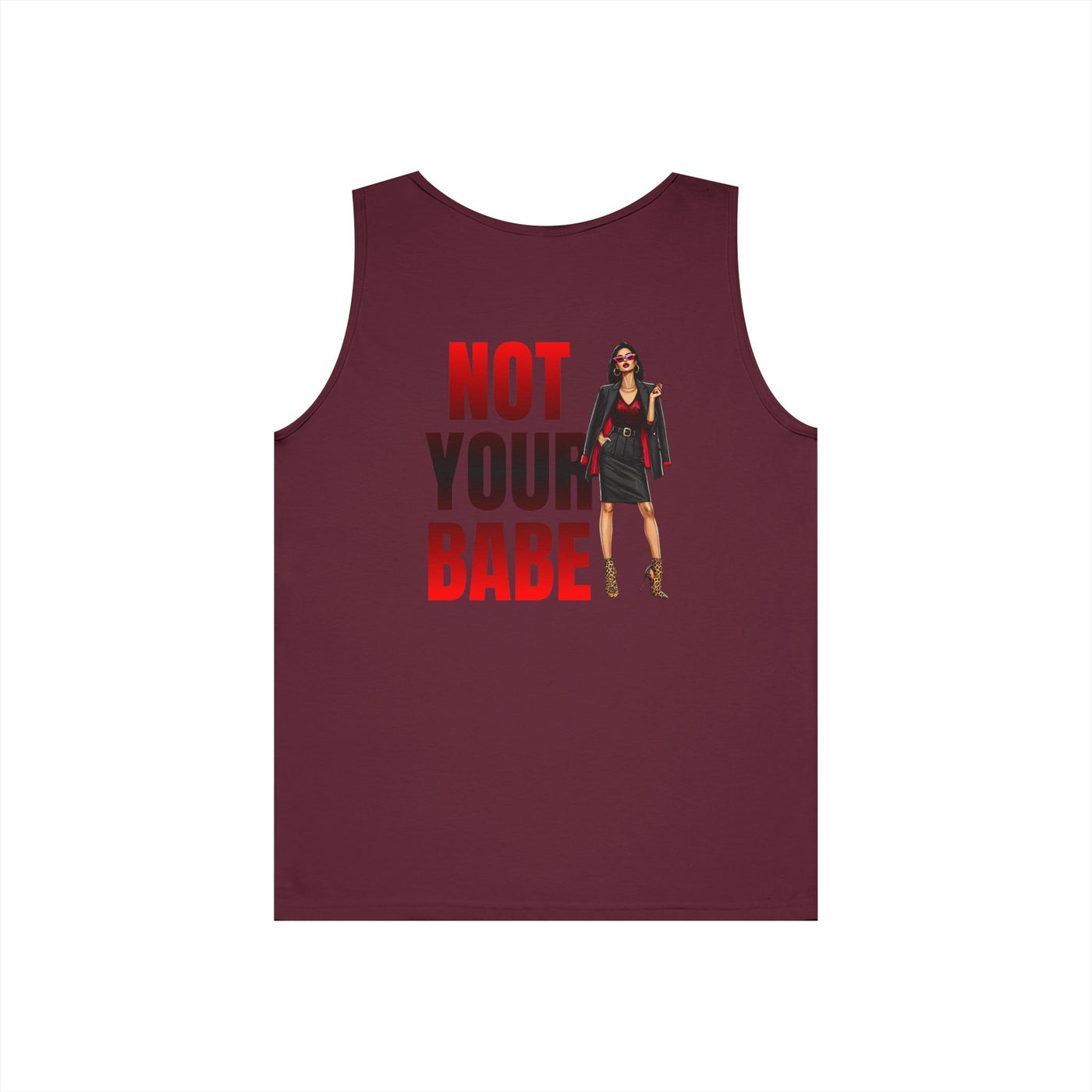 Chic & Not Your Babe Graphic Tank Top