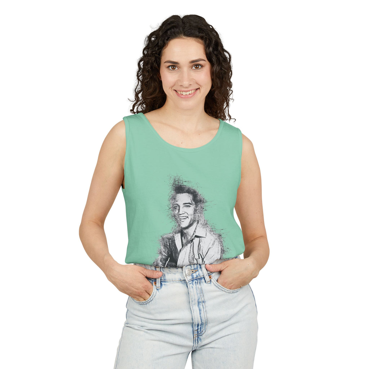 Tank Top - Elvis Presley Inspired Vintage Design