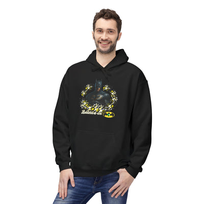 Batman-Inspired Unisex Fleece Hoodie, "Batmod on"