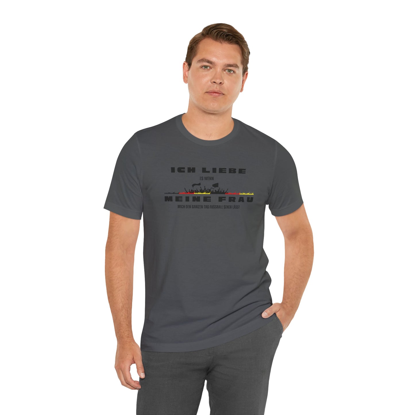 Funny Unisex Jersey Tee - "Ich Liebe Meine Frau" T-Shirt