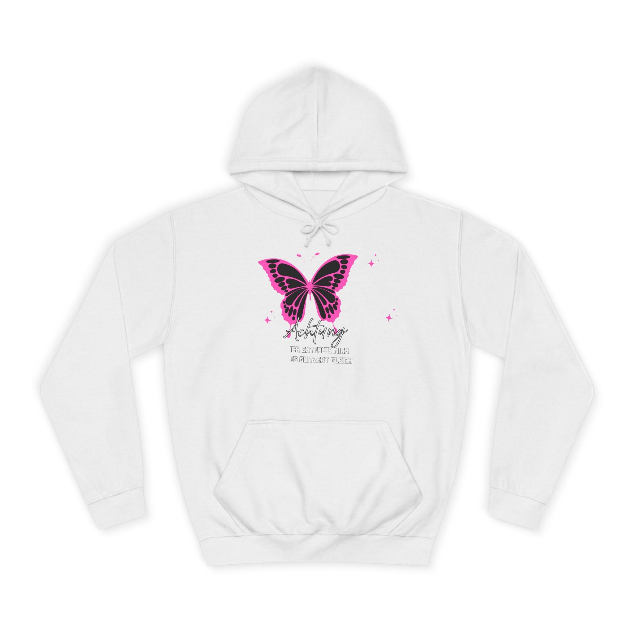 Hoodie Attention, I'm unfolding - it's about to glitter