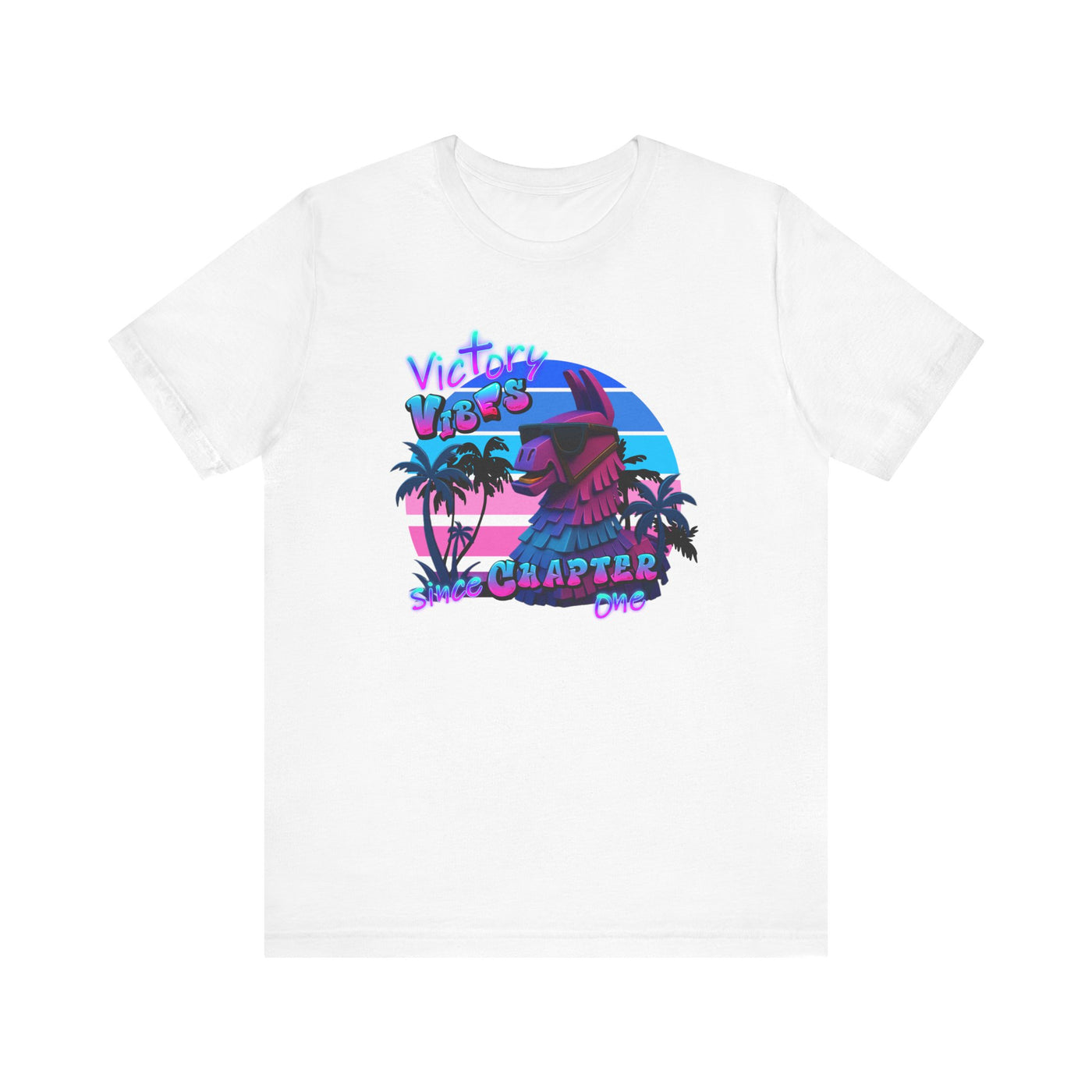 Retro Fortnite Vibe Unisex Short Sleeve Tee - 'Victory' Chapter One Graphic