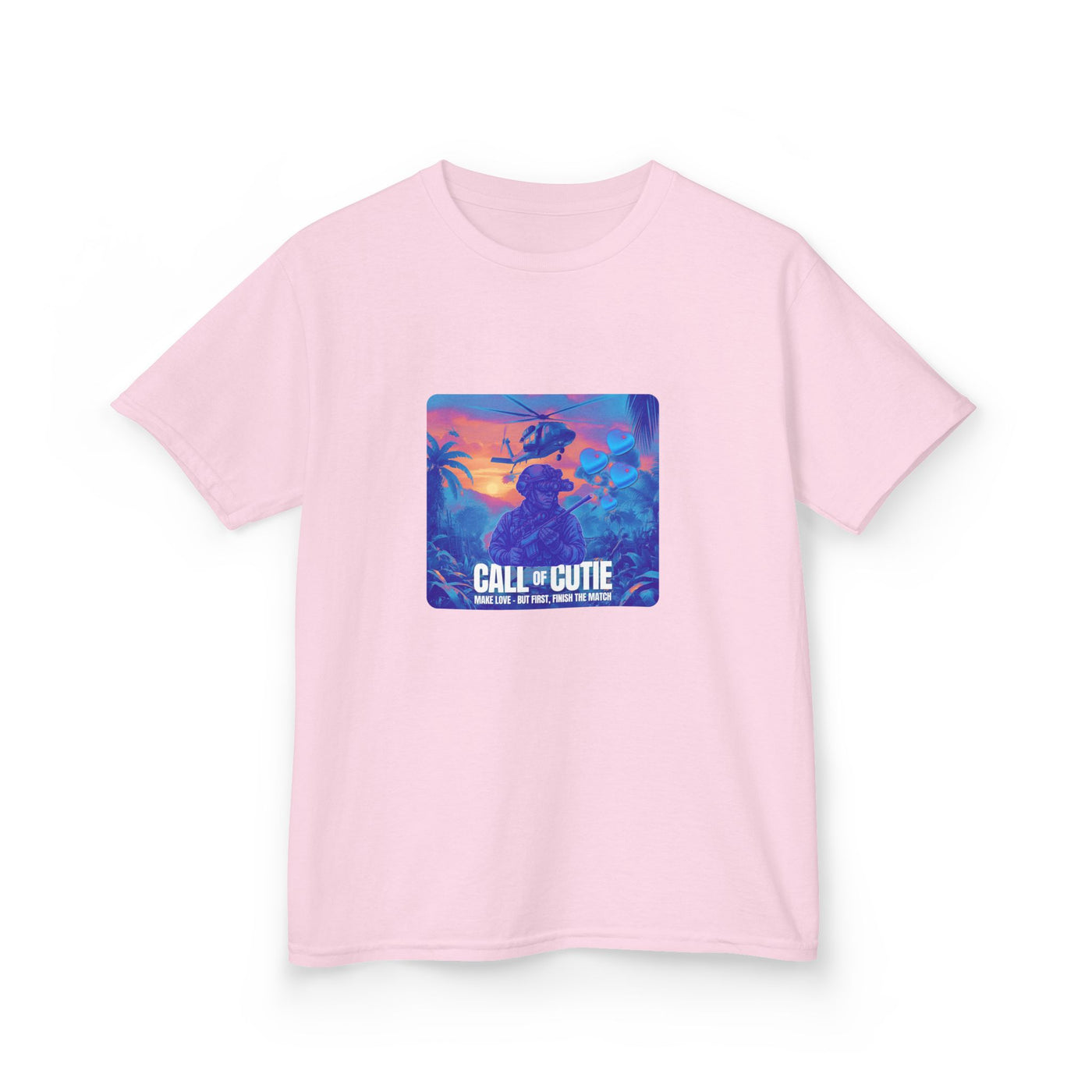 Call of Cutie Unisex Oversized Boxy Tee - Chill Vibes for Game Lovers for Teens