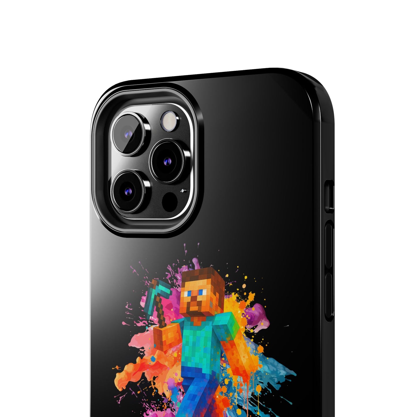 Minecraft Inspired Tough Phone Case - Handyhülle  "Bock auf anders" Colorful Gamer Design