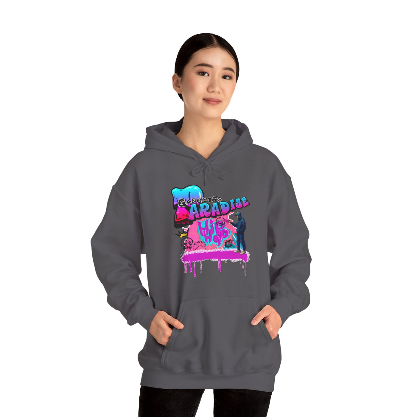 Hoodie Hip Hop Graffiti Design
