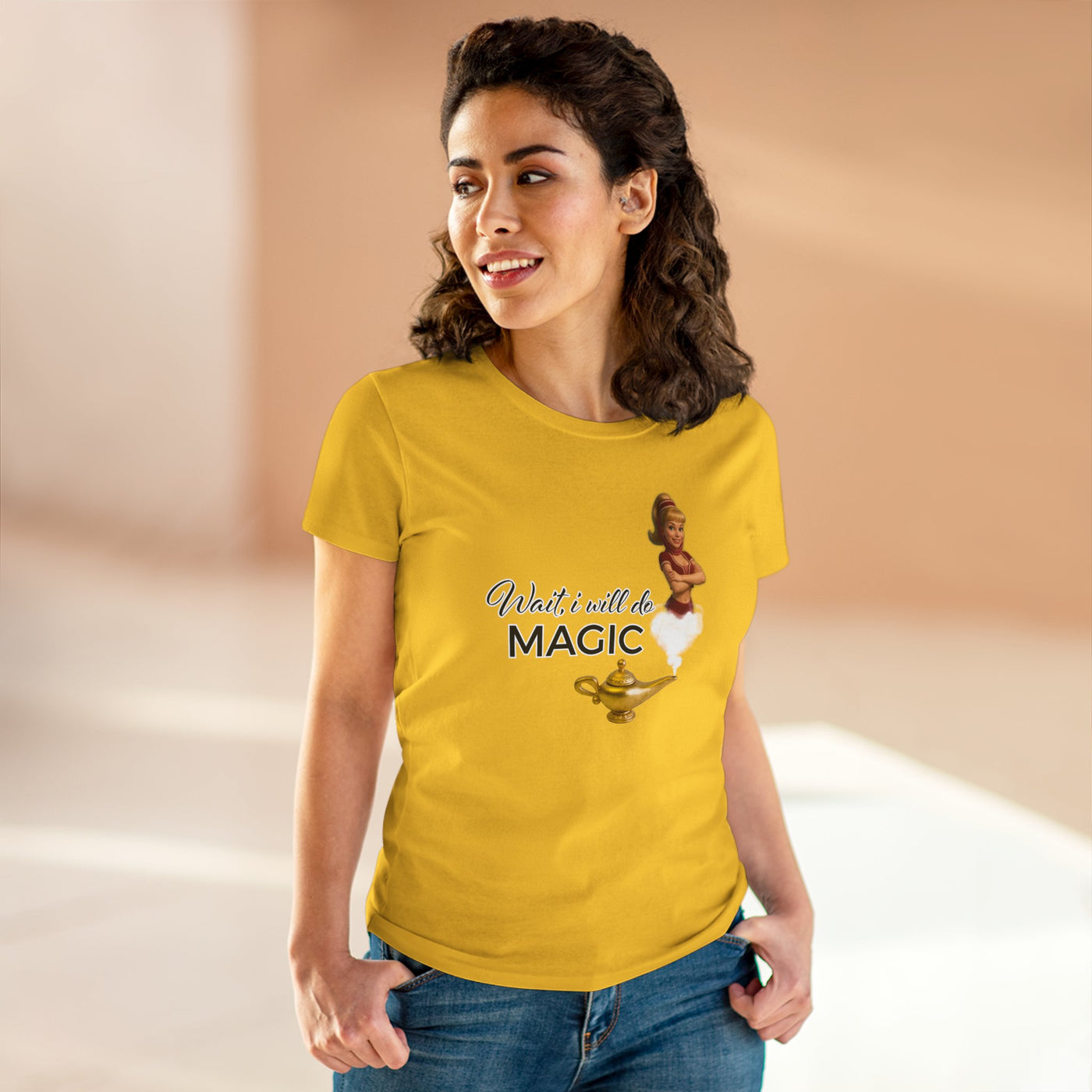 Women's Magic T-Shirt - bezaubernde Jeannie - wait, i wil do magic