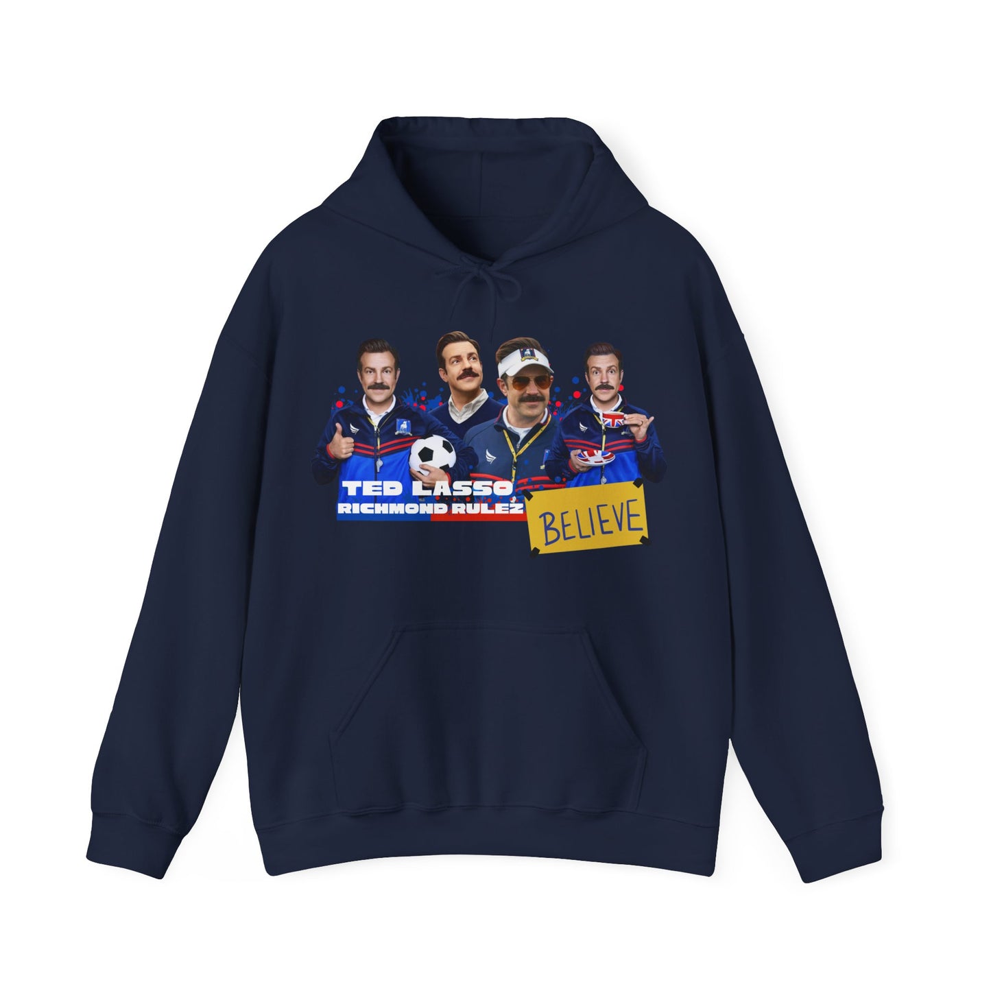 Ted Lasso "Believe" Hooded Sweatshirt - Unisex Heavy Blend™