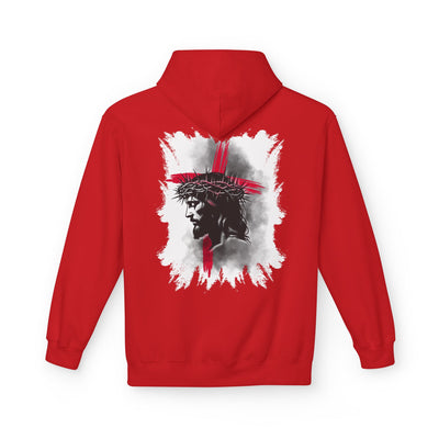 Faith-Inspired Hoodie: Blessed, Saved, Loved - Christian JESUS