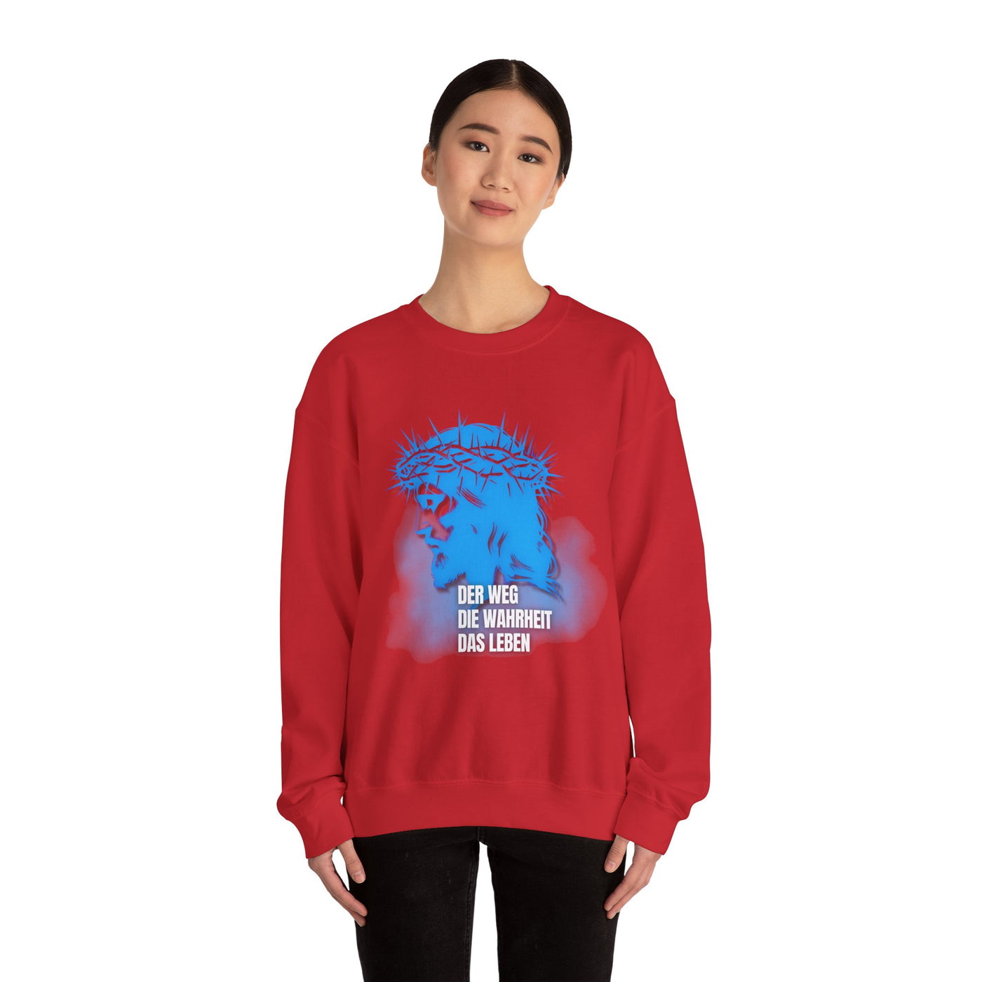 Sweatshirt Jesus "Der Weg - Die Wahrheit - Das Leben"