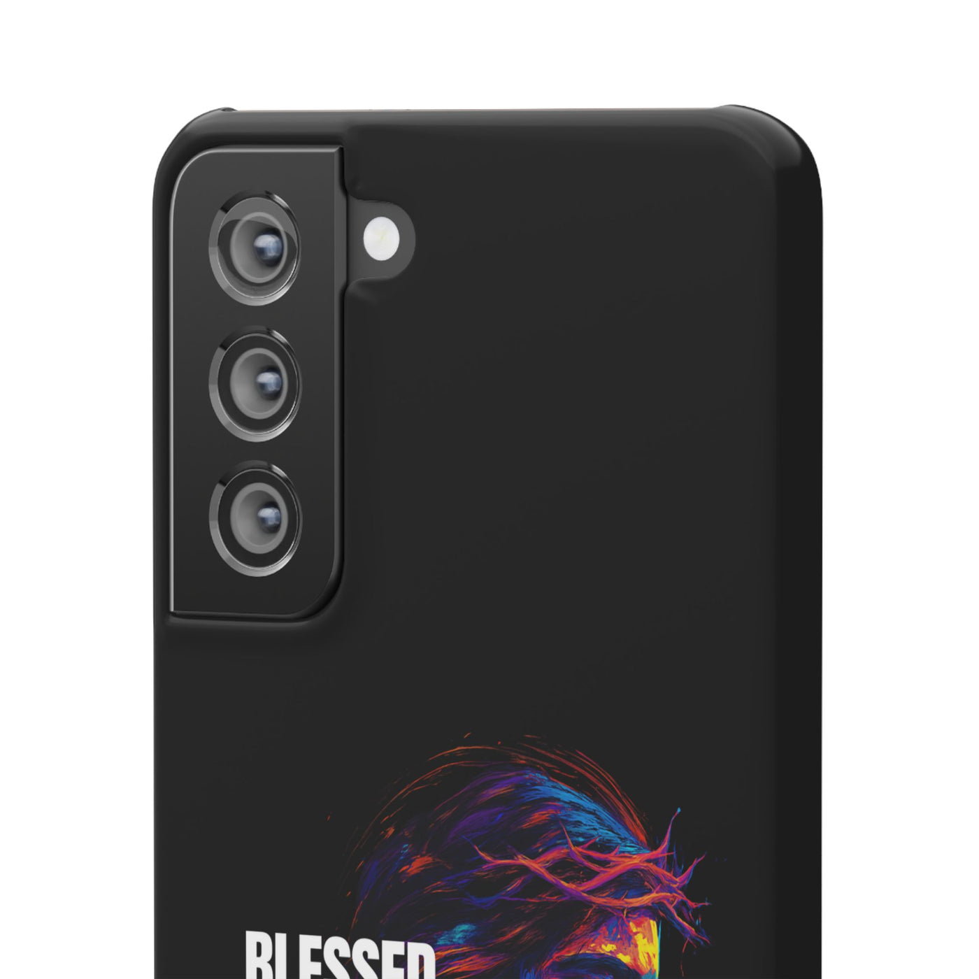 Blessed Saved loved - Snap Case - Jesus