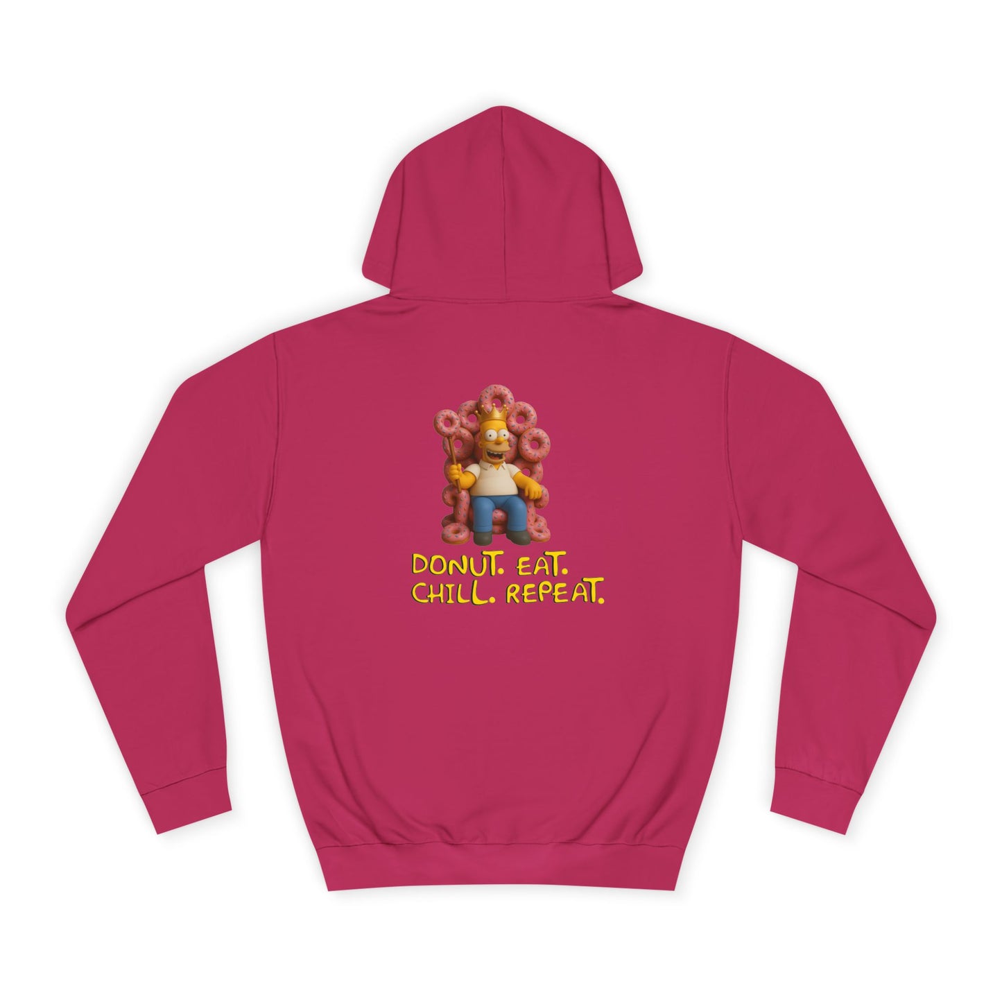 Funny Donut Lover Hoodie, Unisex College Hoodie, The Simpsons