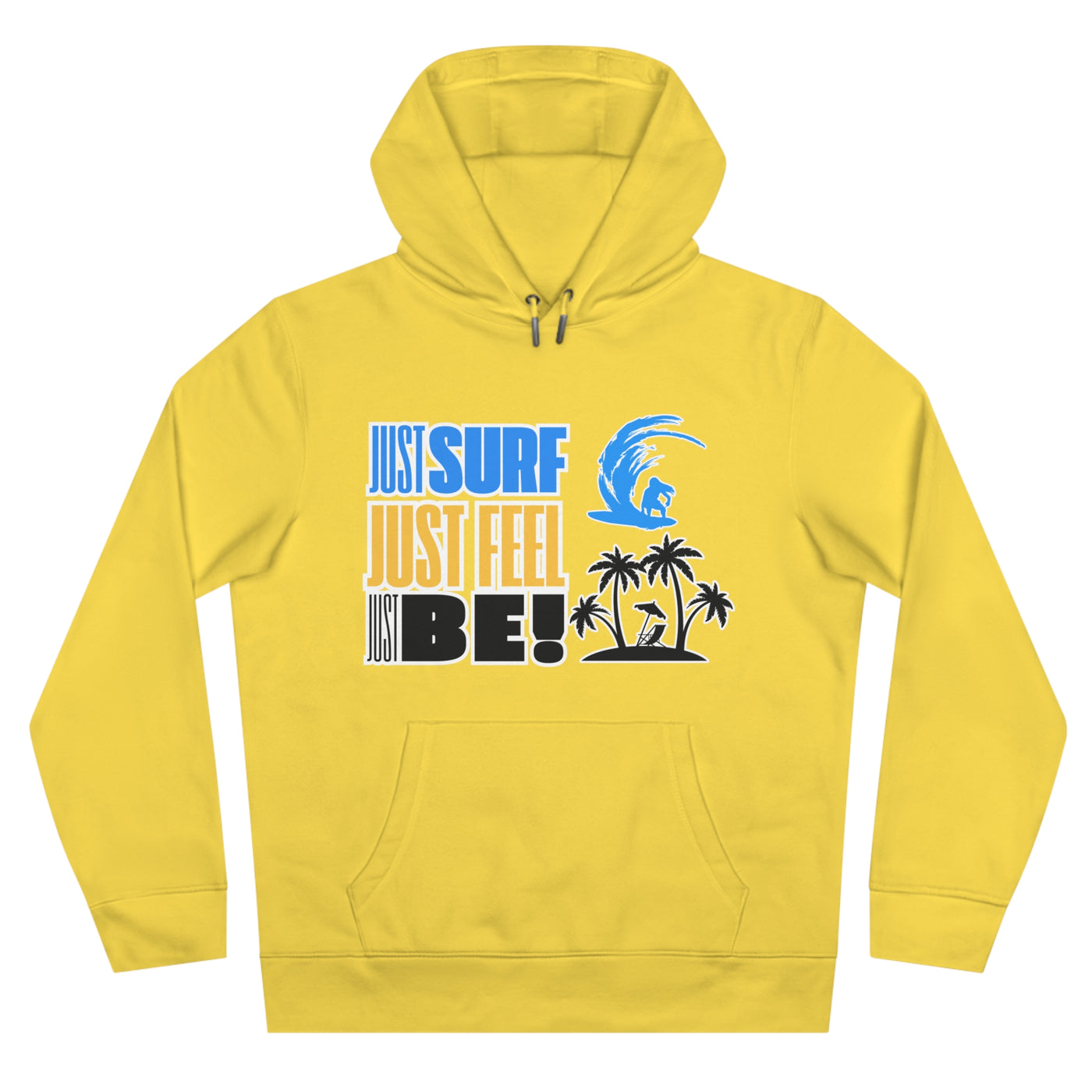 Just Surf Hooded Sweatshirt - Perfect for Beach Lovers and Surf Enthusiasts
