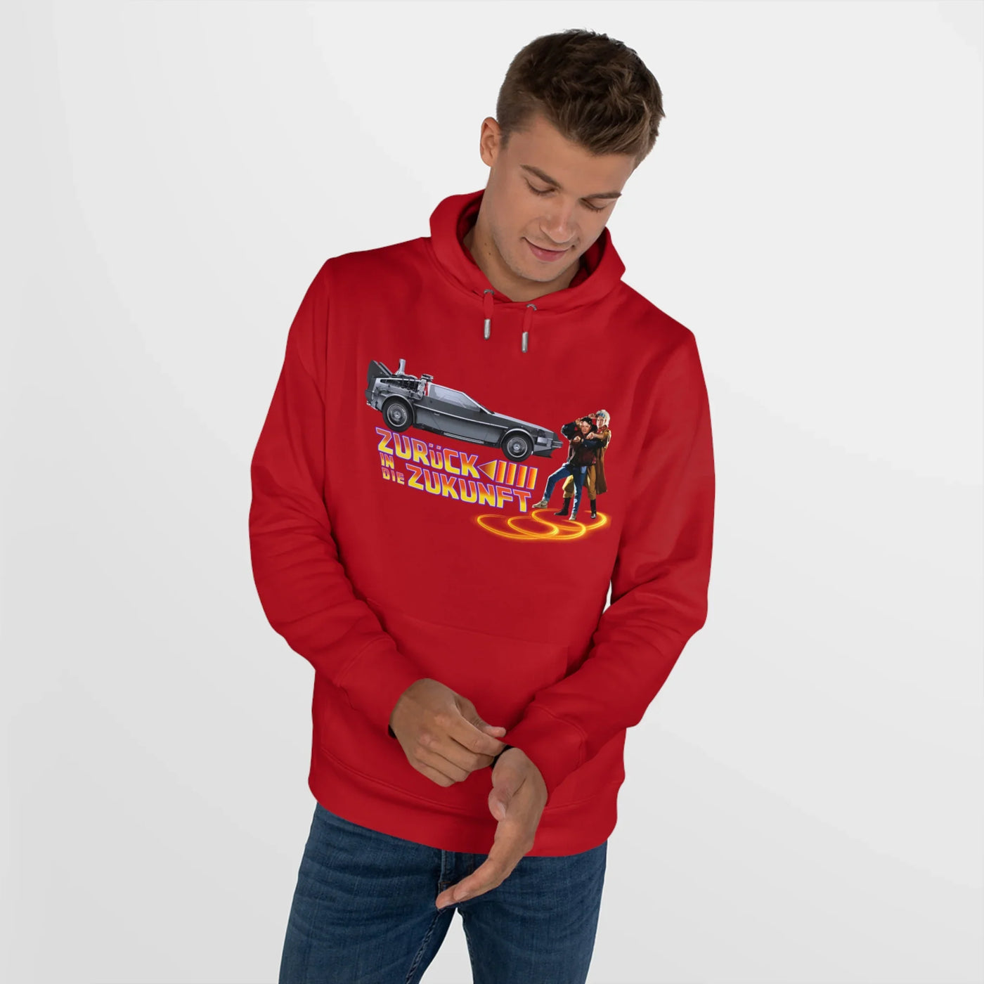 Back to the future - King Hooded Sweatshirt - Perfect for Movie Lovers and Casual Comfort 