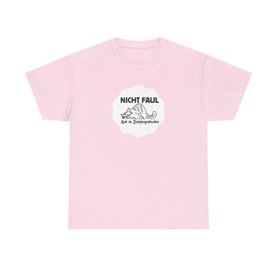 Funny Unisex Tee - "Not lazy just in energy saving mode"