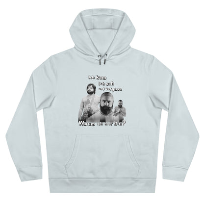 Hoodie Unisex Joke Alan Garner – I came, I saw, and I forgot – Why I am here!