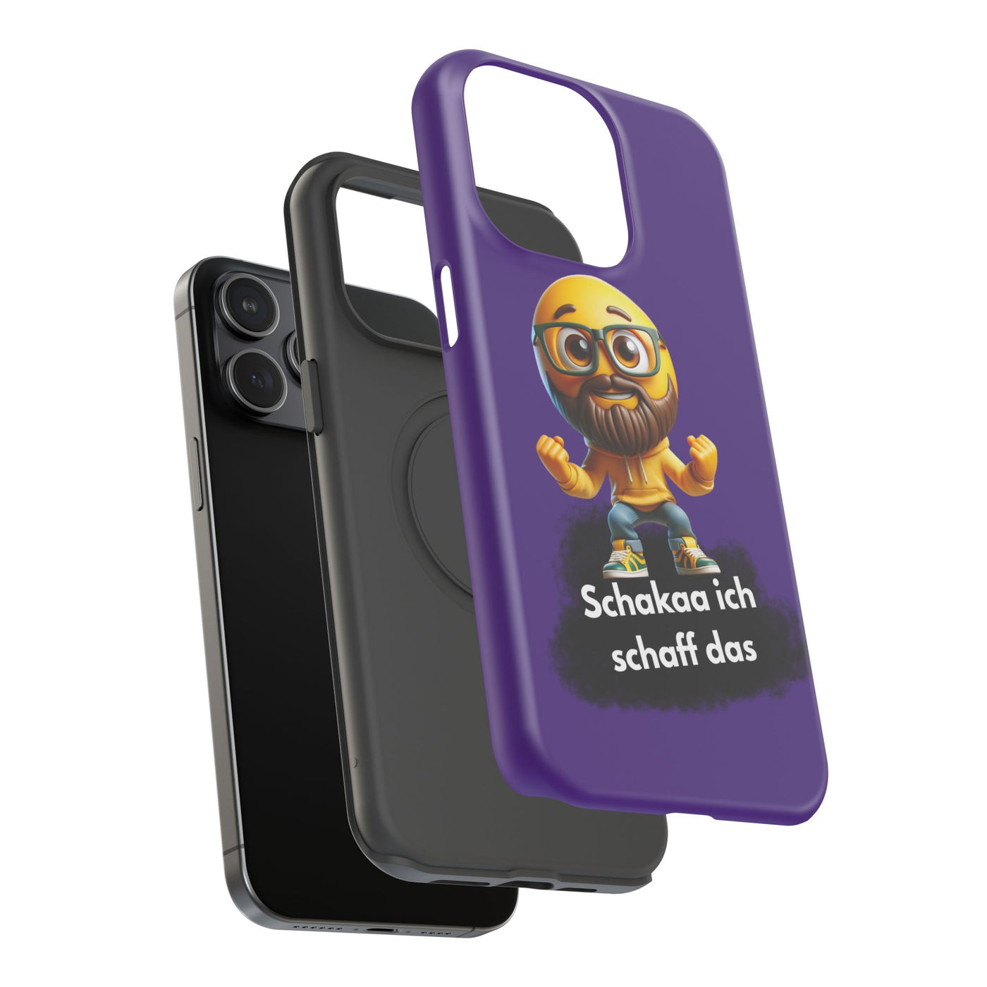 Motivational Impact-Resistant Phone Case - "Schakaa ich schaff das"