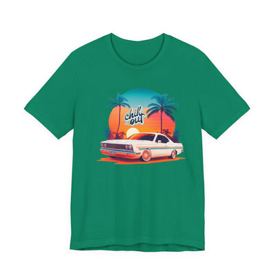 Chill Out Retro Car Tee - Unisex Jersey Short Sleeve Shirt