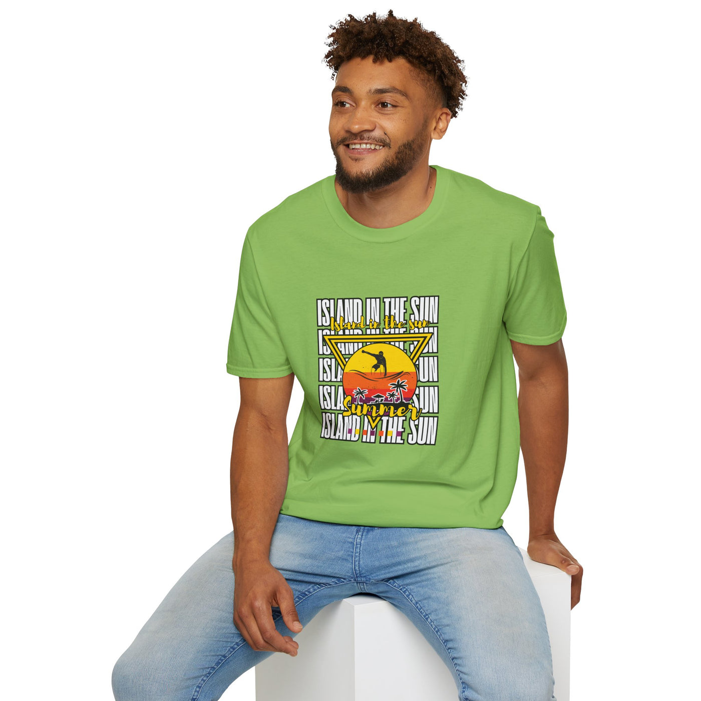 Island in the Sun Unisex Softstyle T-Shirt -Beach Vibes