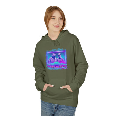 Legends Bud Spencer &amp; Terence Hill Neon Fleece Hoodie - Unisex Retro Streetwear