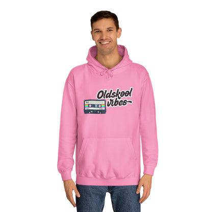 Oldskool Vibes- Hooded Sweatshirt - 'Oldskool' Graphic