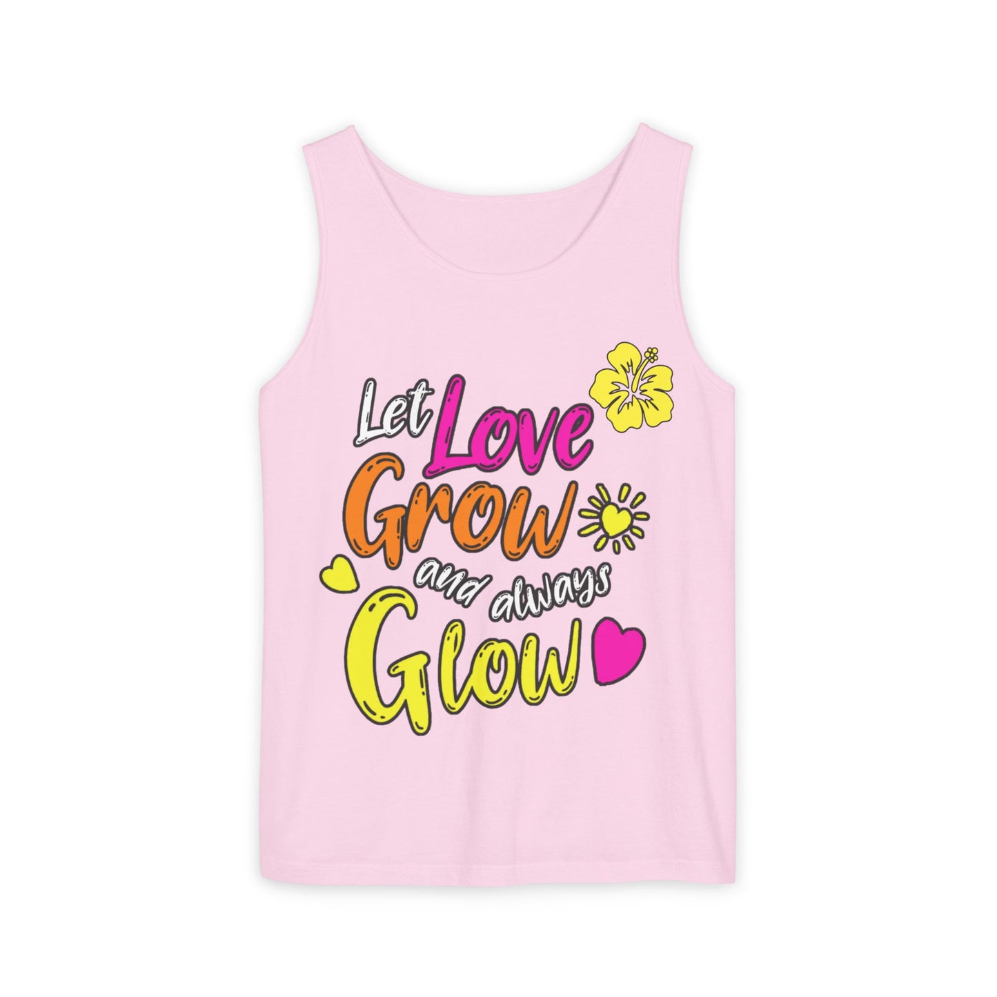 Tank Let Love Grow ... , Motivational Workout Shirt