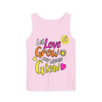 Tank Let Love Grow ... , Motivational Workout Shirt