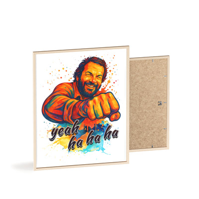 Funny Motivational Poster with Bud Spencer – 'Yeah Ha Ha Ha' 