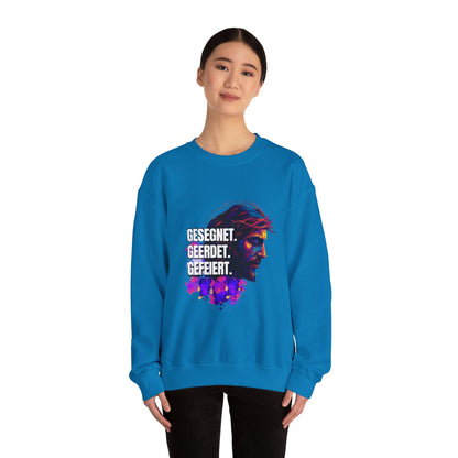 Sweatshirt Jesus- BLESSED - GROUNDED - CELEBRATED