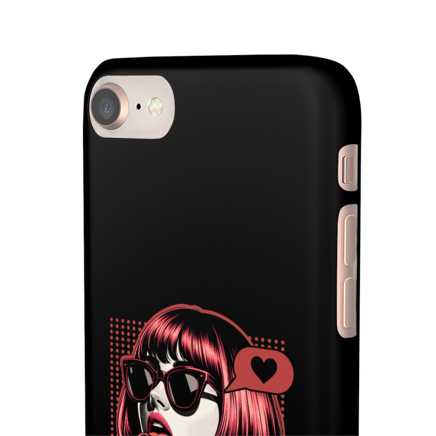 Retro Girl Snap Case Handyhülle