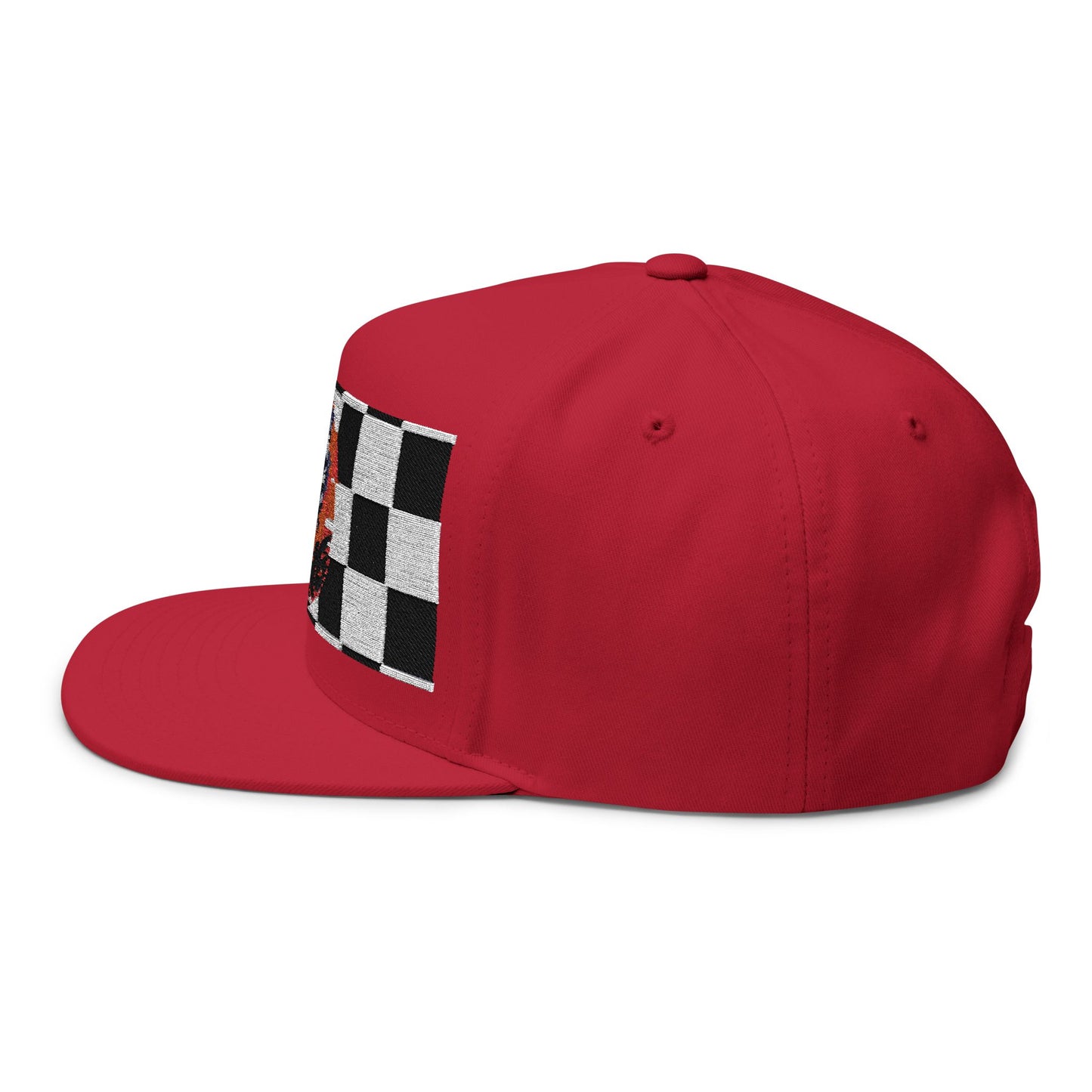 King Embroidered King skull - Flat Bill Cap, Snapback Hat