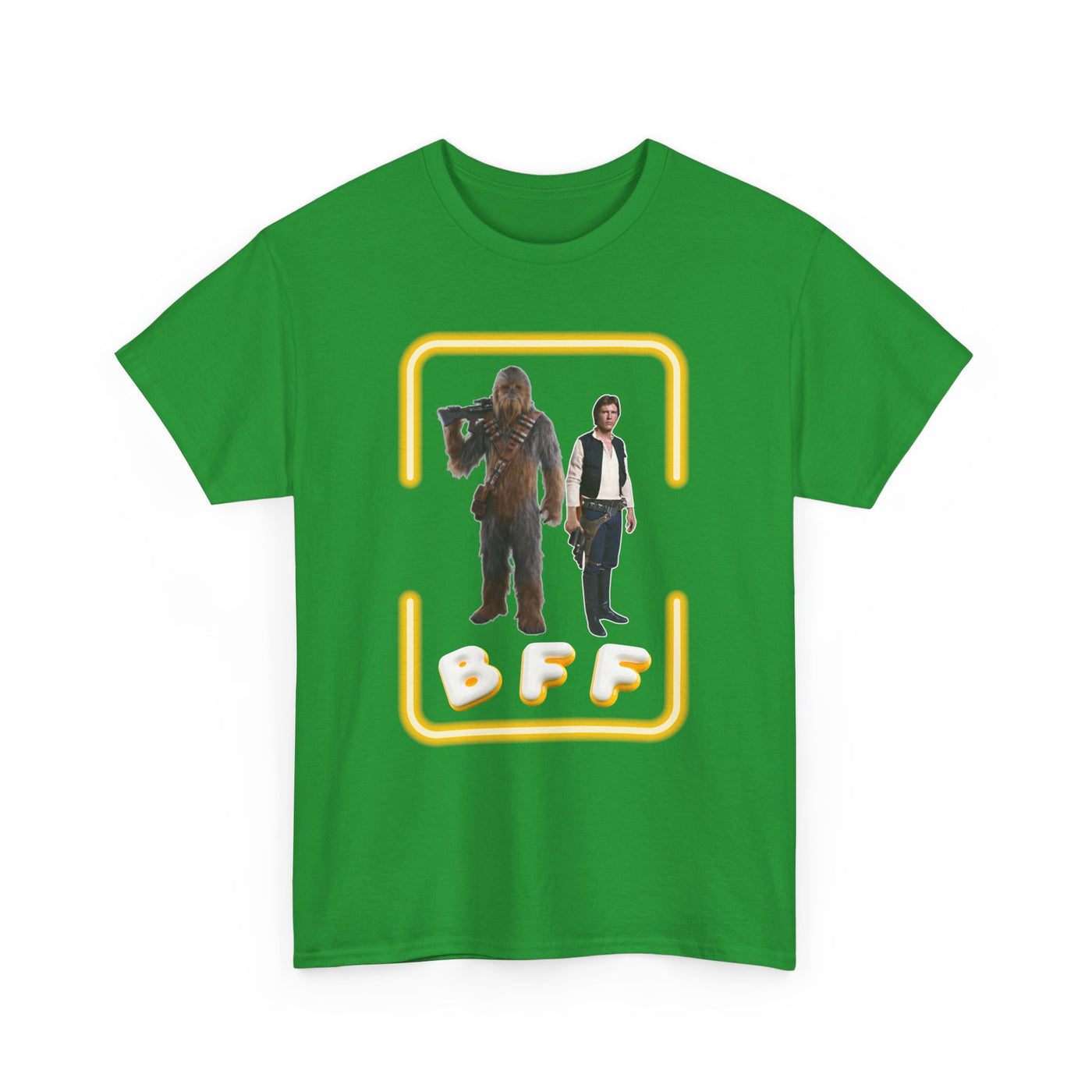 BFF Chewbacca &amp; Han Solo Unisex Heavy Cotton Shirt