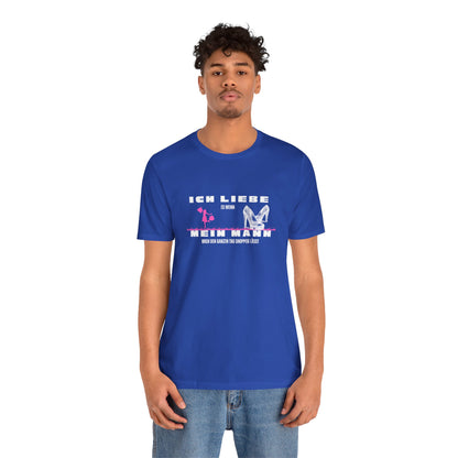 I Love My Husband "Shopping" Unisex Jersey Short Sleeve Tee