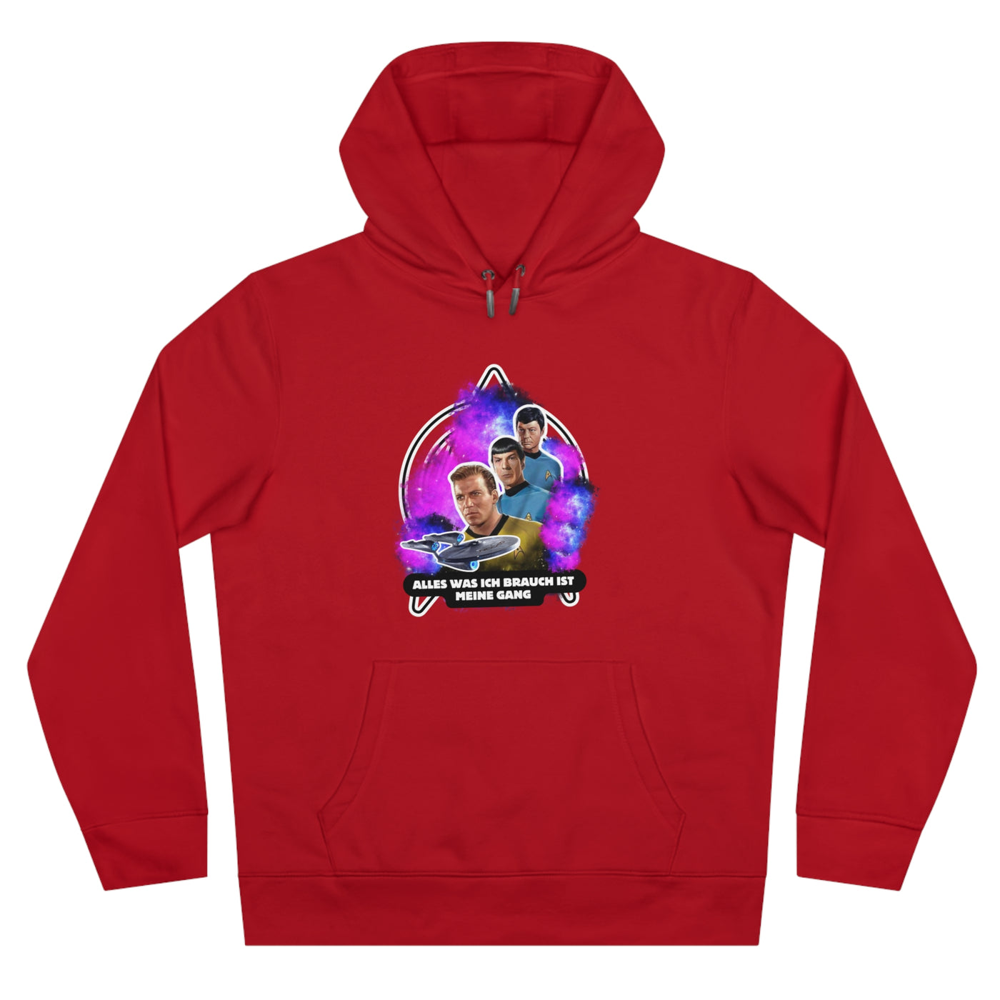 Hoodie Sweatshirt - Star trek "alles was ich brauch ist meine Gang"