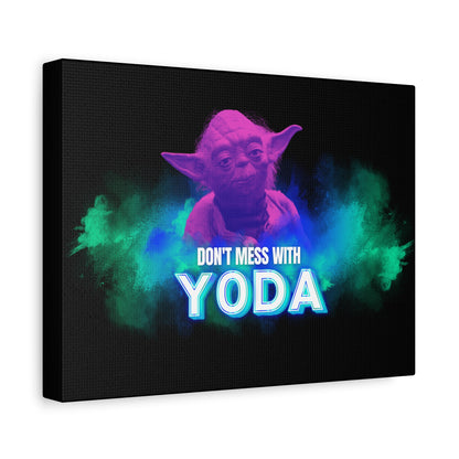Inspirational Yoda Canvas Art - Modern Wall Decor for Star Wars Fans 
