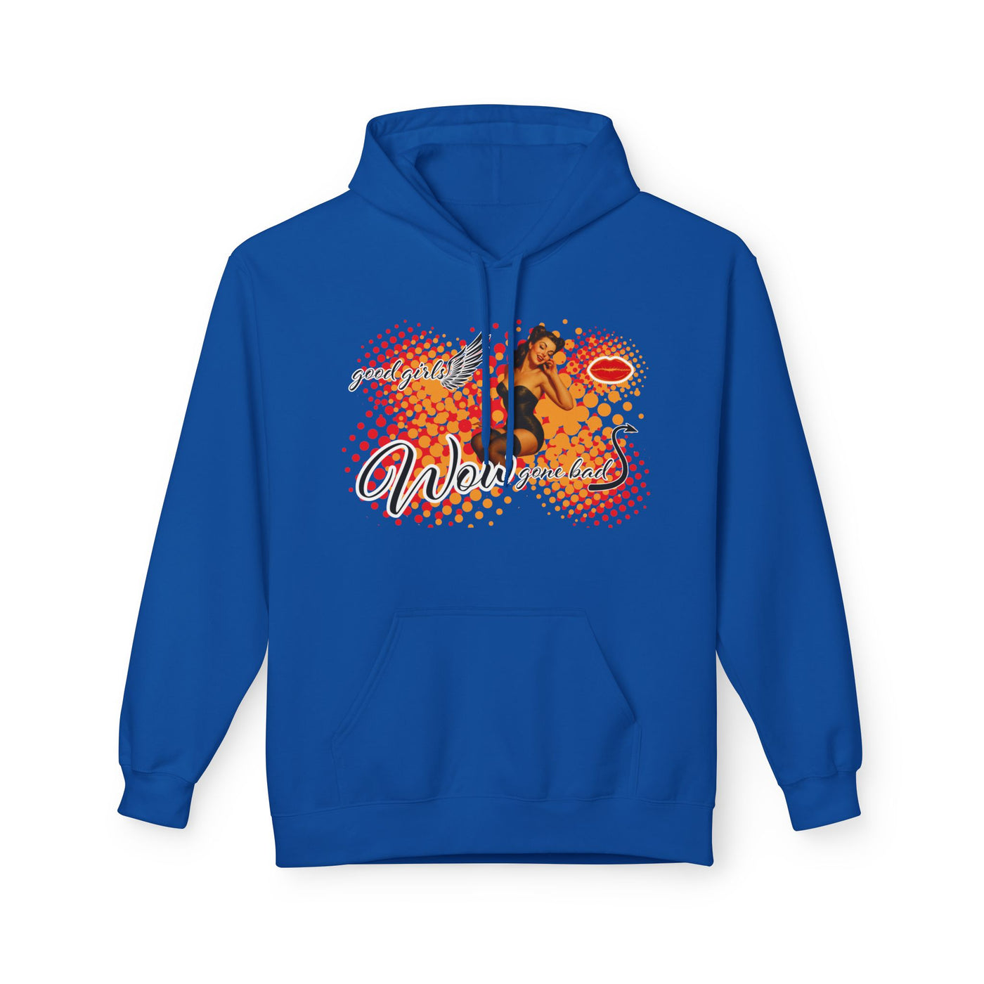 Pin up Girl Vintage Hoodie - WOW