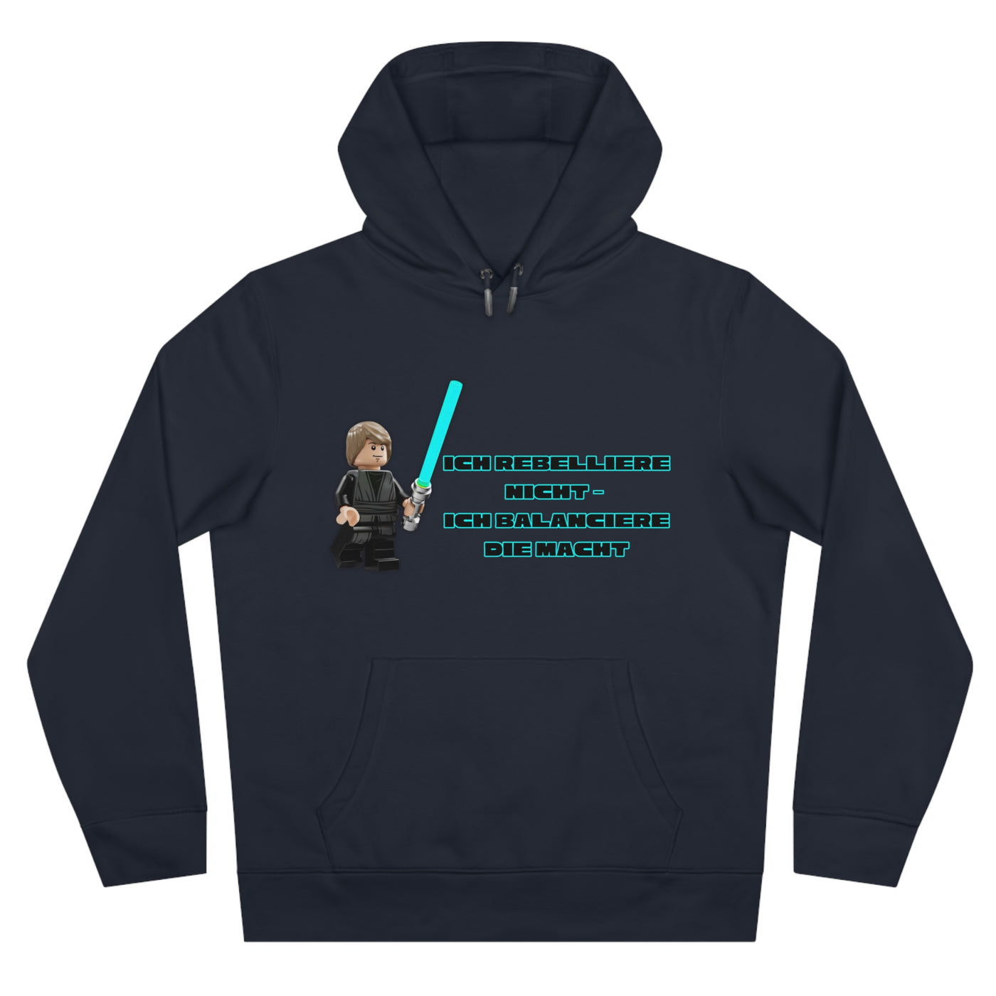 Star Wars Inspired King Hooded Sweatshirt - "I do not rebel - I balance the Force"
