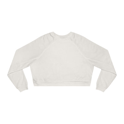Motivational Women's Cropped Fleece Pullover - "Push Your Limit"