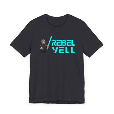 Cool Rebel Yell Luke Skywalker Unisex Jersey Tee - Short Sleeve Graphic T-Shirt for Fans