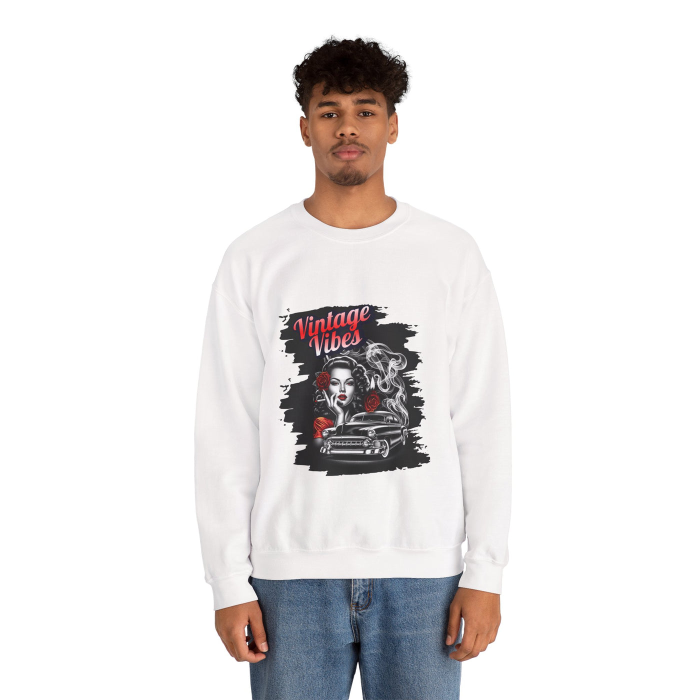 Vintage Vibes Unisex Sweatshirt, Retro