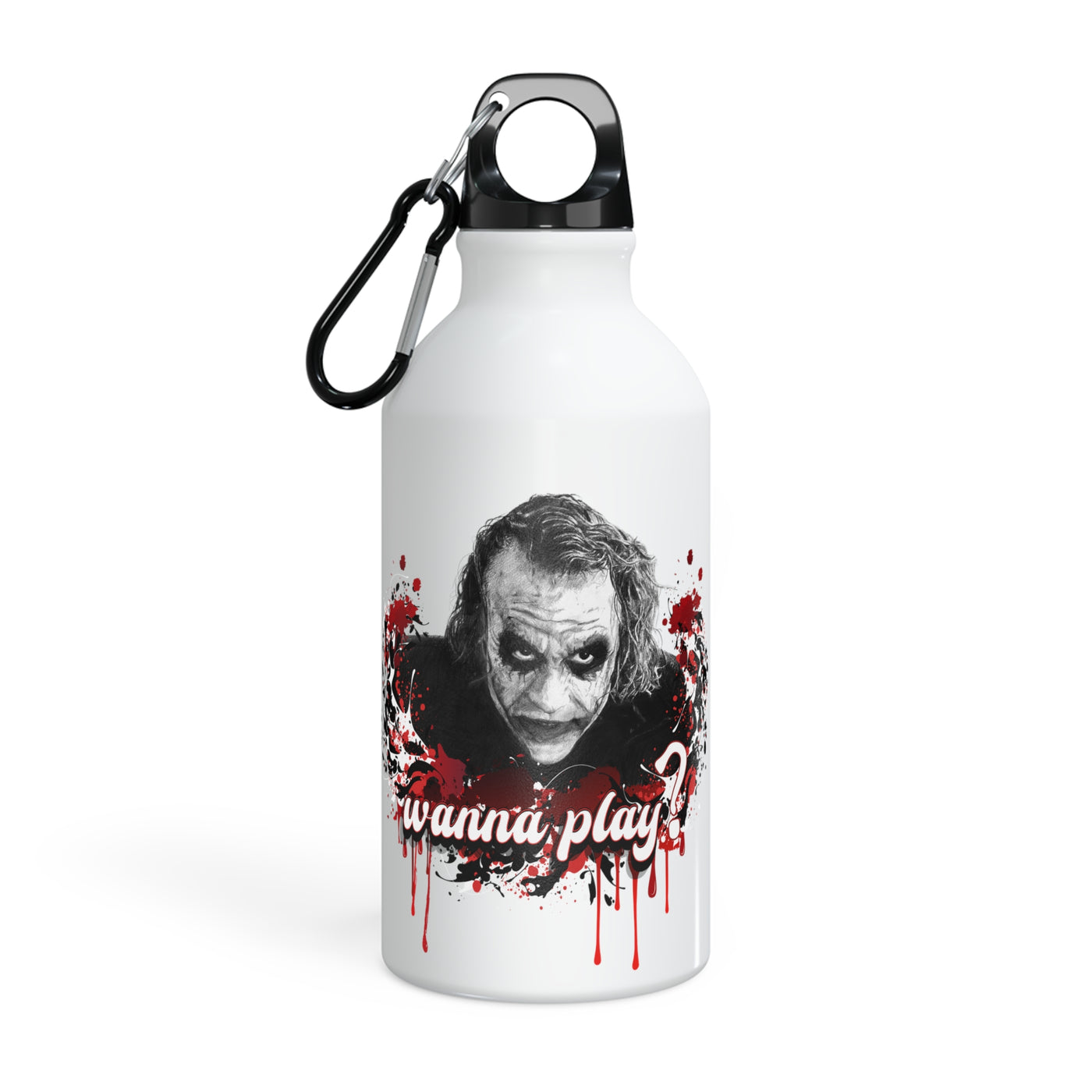 Joker -"wanna play?" Oregon Sport Bottle with Unique Art -Flasche