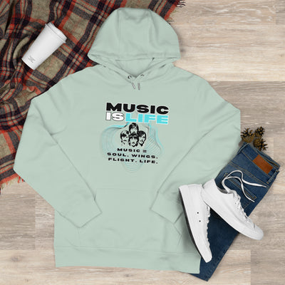 Beatles Music Is Life King Hooded Sweatshirt | Perfect for music lovers